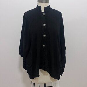 Dairi Fashion Black Button up Blouse
